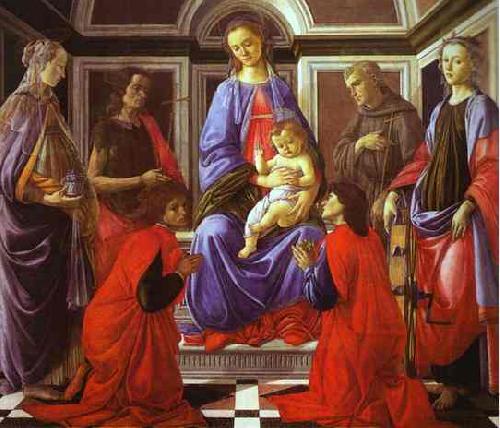  Madonna and Child with Six Saints